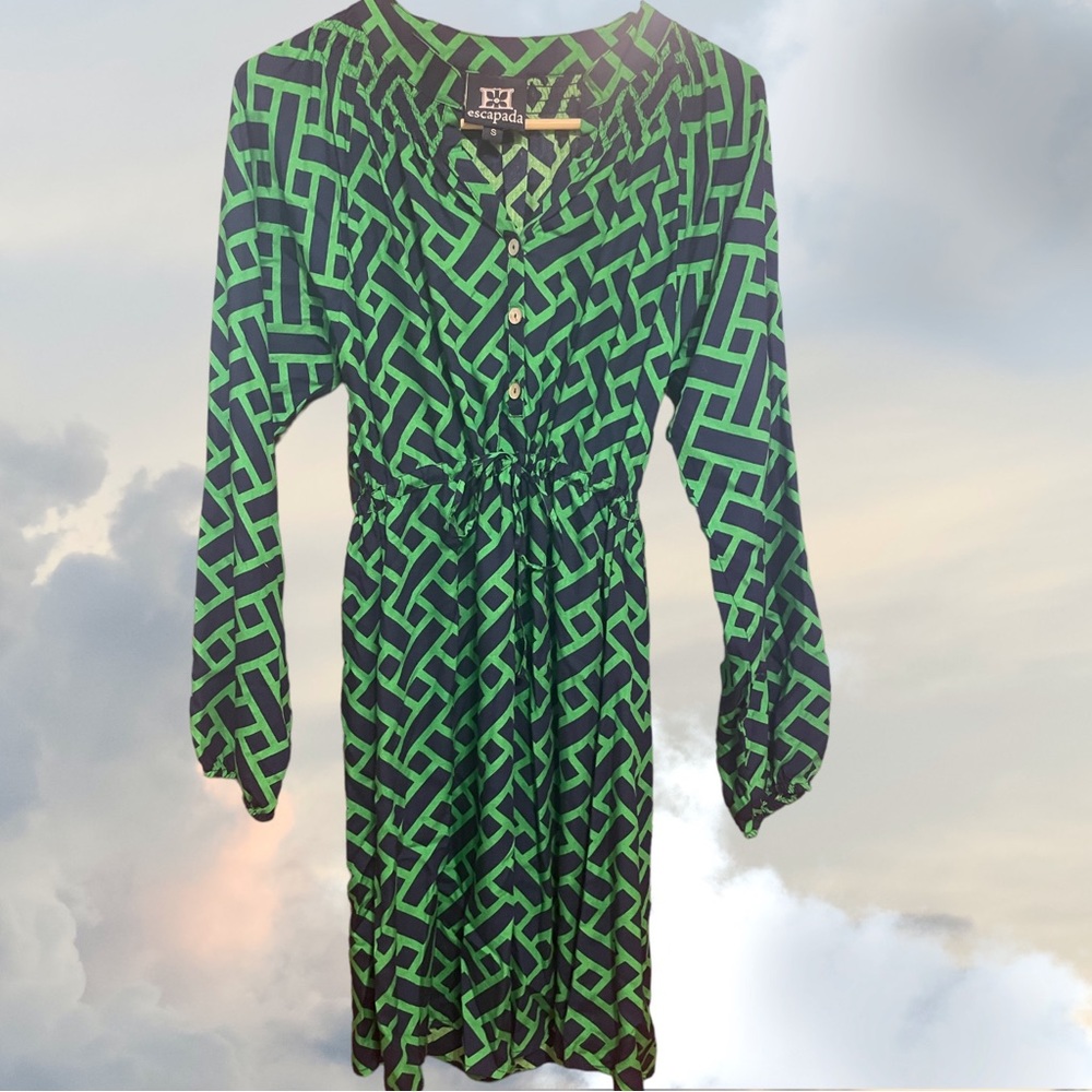 Escada Front Tie Dress Small - Picture 2 of 8